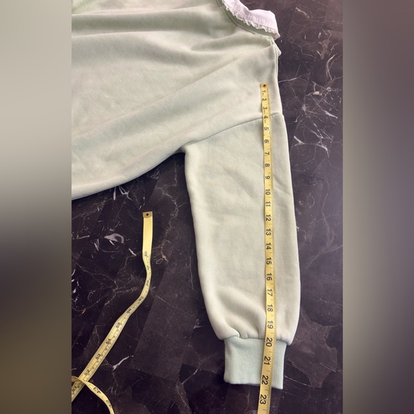 Dolls Kill Strawberry Shortcake Sweatshirt with lace & embroidery details. - Picture 8 of 16